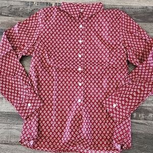 Land's End Women's Collard Blouse